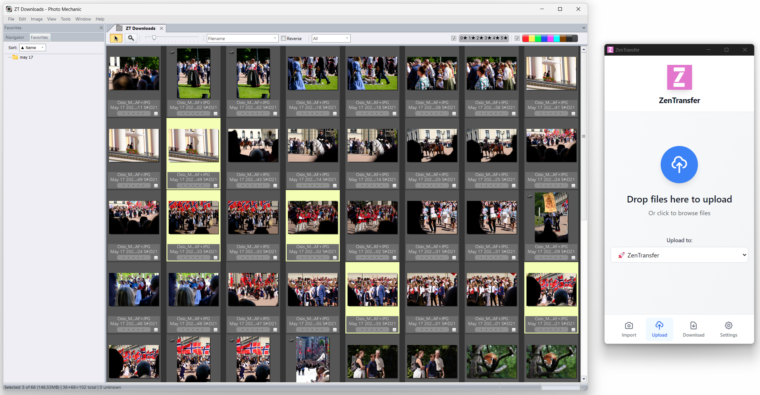 Using Photo Mechanic with ZenTransfer